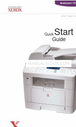 Xerox WorkCentre PE120i Краткое руководство