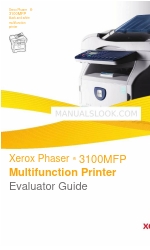 Xerox 3100MFPX - Phaser B/W Laser Manuel de l'évaluateur