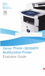 Xerox 3635MFP - Phaser B/W Laser Manuale del valutatore