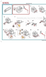 Xerox 4150xf - WorkCentre B/W Laser Substituição de cartuchos