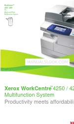 Xerox 4250 - WorkCentre - Copier Especificações