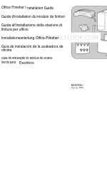 Xerox C123 Copycentre Installatiehandleiding voor Office Finisher