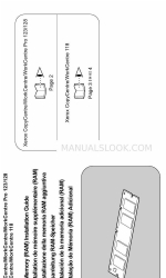 Xerox C123 Copycentre Руководство по установке оборудования