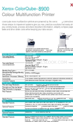 Xerox ColorQube 8900 series Specifications