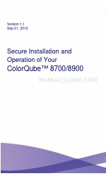 Xerox ColorQube 8900 series Secure Installation And Operation