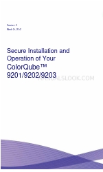 Xerox ColorQube 9201 Secure Installation And Operation