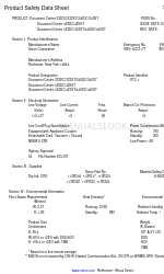 Xerox Document Centre 332DC Product Safety Data Sheet