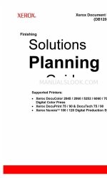 Xerox DocuPrint 90 Planning Manual