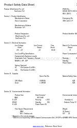 Xerox FaxCentre F12 Product Safety Data Sheet