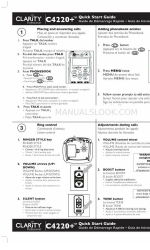 Clarity C4220+ Посібник із швидкого старту