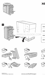 Xerox WorkCentre WC7556 Руководство по установке финишера