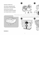 Xerox C123 Copycentre Manuale di installazione del vassoio ad alta capacità