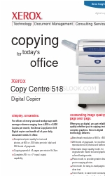 Xerox CopyCentre 518 Especificações