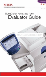 Xerox DocuColor 242 Manual del evaluador