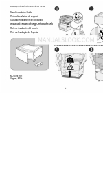 Xerox M123 WorkCentre Manual Pemasangan Dudukan