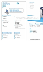 Xerox Phaser 7800 Quick Use Manual