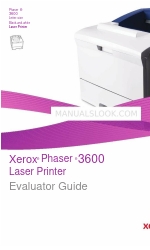 Xerox 3600B - Phaser B/W Laser Printer Manual del evaluador