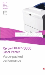 Xerox 3600B - Phaser B/W Laser Printer Manual rápido