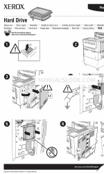 Xerox 5500DN - Phaser B/W Laser Printer Folha de instruções