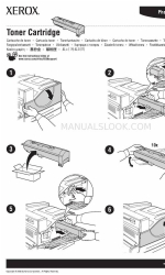 Xerox 5500N - Phaser B/W Laser Printer Arkusz instrukcji