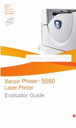 Xerox 5550N - Phaser B/W Laser Printer Manual do avaliador