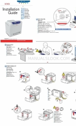 Xerox 6130N - Phaser Color Laser Printer Manual de instalación