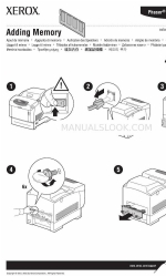 Xerox 6360N - Phaser Color Laser Printer Instruction Sheet