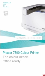 Xerox 7500/N - Phaser Color LED Printer Opuscolo e specifiche