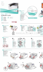 Xerox 7500DX - Phaser Color LED Printer Manual de instalación