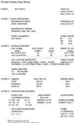 Xerox 8700 MICR Ficha de datos de seguridad del producto