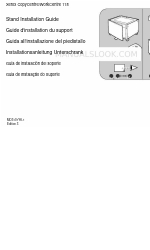 Xerox C11 - DocuPrint Color Inkjet Printer Manuale di installazione dello stativo