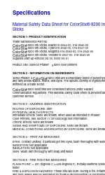 Xerox ColorStix 8200 Series Specifications