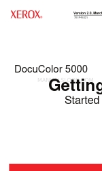 Xerox DocuColor 5000 Початок роботи