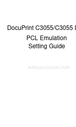 Xerox DocuPrint C3055 Manual de definições