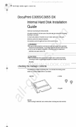 Xerox DocuPrint C3055 Посібник з монтажу