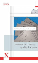 Xerox DocuPrint MICR Series Brochure