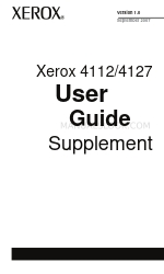 Xerox Legacy 4112 Додаток до посібника користувача