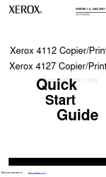 Xerox Legacy 4112 Hızlı Başlangıç Kılavuzu