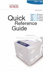 Xerox Phaser 4500 Quick Reference Manual