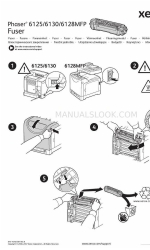 Xerox PHASER 6130 Hoja de instrucciones