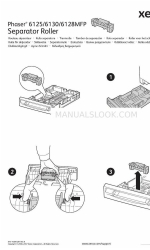 Xerox PHASER 6130 Hoja de instrucciones