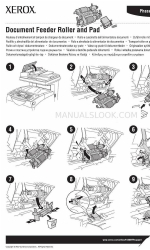 Xerox Phaser 6180 Fiche d'instruction