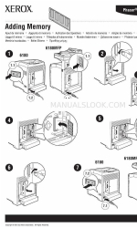 Xerox Phaser 6180 Arkusz instrukcji