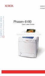 Xerox Phaser 6180 Service-Handbuch