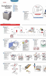 Xerox Phaser 6180 Instrukcja instalacji