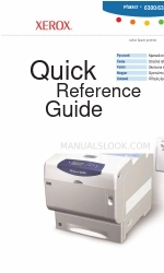 Xerox Phaser 6350 Quick Reference Manual