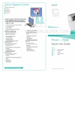 Xerox PHASER 7500 Quick Use Manual