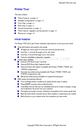 Xerox Phaser 7750B Supplementary Manual