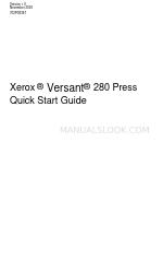 Xerox Versant 280 Press Hızlı Başlangıç Kılavuzu