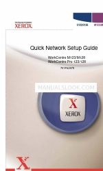 Xerox WorkCentre Pro 123 Hızlı Ağ Kurulumu Kılavuzu